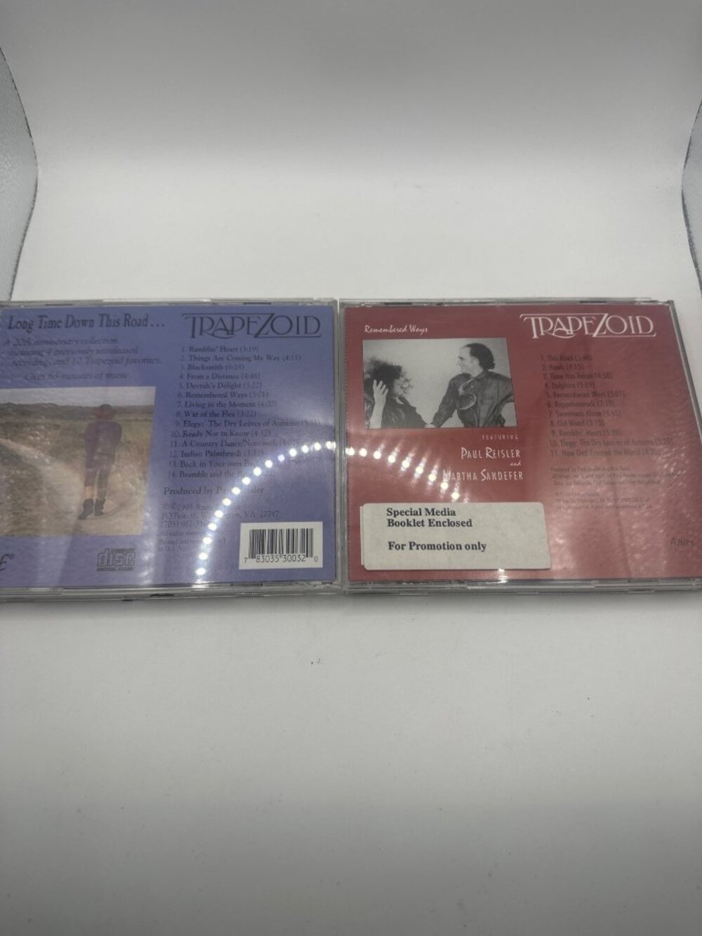 Trapezoid Long Time Down This Road & Remembered Ways Music CDs Set Featuring Pau - Picture 2 of 3